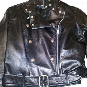 Ralph Lauren leather coat